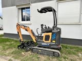 2023 CASE CX 15 EV mini excavator, side view