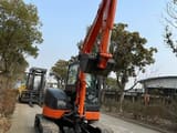2018 Hitachi ZX50U-2 mini excavator, rear three-quarter view