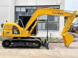 2023 Komatsu PC70-8 crawler excavator, side profile view