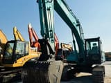 2022 Kobelco SK200 crawler excavator, front view
