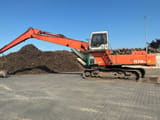 1996 Hitachi FH330LC3 crawler excavator, side profile view