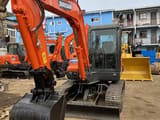 2018 Doosan DX60W crawler excavator, front three-quarter view