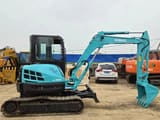 2022 Kobelco SK55SR mini excavator, side view