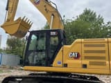2024 Caterpillar 320GC crawler excavator, side profile view