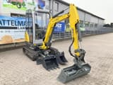 2023 Wacker Neuson ET18 EDITION C mini excavator, front three-quarter view