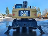 2012 Caterpillar M313D wheel excavator, rear view