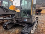 2022 Volvo ECR88D crawler excavator, front three-quarter view