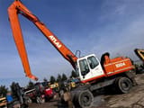 1994 Atlas 1804MI material handler, side view