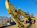 2002 Komatsu PC450LCD-6K crawler excavator, low-angle side view