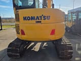 2016 Komatsu PC88MR-10 mini excavator, rear view