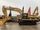 2018 Caterpillar 330BL crawler excavator, side profile view
