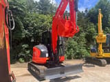 2022 Kubota KX163-5 mini excavator, front three-quarter view