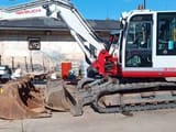 2015 Takeuchi TB1140 crawler excavator side view