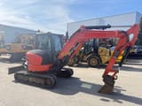 2016 Kubota U55-4 mini excavator, side view