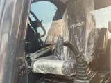 2023 Hyundai 220 crawler excavator interior cab view