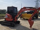 2024 Kubota U35 mini excavator, side view