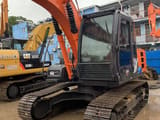 2021 Hitachi ZX120 crawler excavator, front three-quarter view
