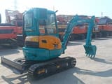 2022 Kubota U-35 mini excavator, rear three-quarter view