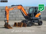 2019 Doosan DX57W-5 wheel excavator, side profile view