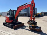 2020 Kubota U55-4 mini excavator, side view