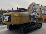 2022 Caterpillar 329D crawler excavator, rear three-quarter view