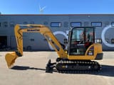 2017 Komatsu PC56-7 mini excavator side view