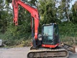 2017 Kubota KX080-4 mini excavator side view