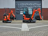 2026 Kubota KX019-4 mini excavator, front three-quarter view