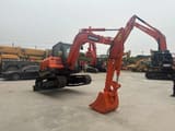 2018 Doosan DX60 crawler excavator, front three-quarter view