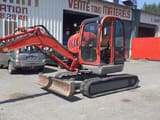 JCB 5 T235 mini excavator, side view