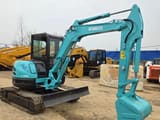 2022 Kobelco SK55SR mini excavator, side profile view
