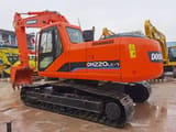 2019 Doosan DH220LC-7 crawler excavator, rear three-quarter view