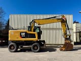 2016 Caterpillar M318F wheel excavator, side view
