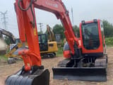 2021 Kubota KX185 mini excavator, front three-quarter view