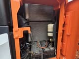 2024 Hitachi ZX135US crawler excavator open engine compartment view