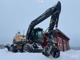 2014 Volvo EW160D wheel excavator, side view