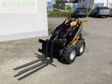 2024 Giant GS900 mini excavator with pallet forks, front three-quarter view