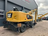 2015 Caterpillar MH3022 material handler, rear three-quarter view