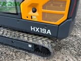 2026 Hyundai HX19A mini excavator side view of model branding