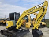 2021 Yanmar VIO55 mini excavator, side view