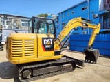 2020 Caterpillar 306E2 crawler excavator, rear three-quarter view