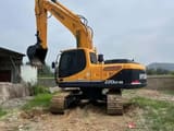 Hyundai 220LC-9S crawler excavator, rear three-quarter view