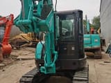 2024 Kobelco SK55SR-5 mini excavator, front three-quarter view