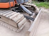 2023 Hitachi ZX75UR excavator undercarriage and blade view