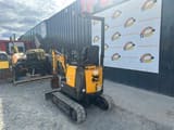 2018 Bobcat E08 mini excavator, rear three-quarter view