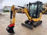 2024 Caterpillar 301.8-05A mini excavator, front three-quarter view