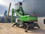 2012 Sennebogen 825 Green Line material handler, rear three-quarter view