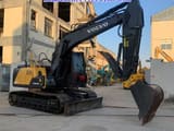 2022 Volvo EC140 crawler excavator, side profile view
