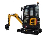 2024 Yuchai U20 mini excavator, three-quarter view