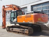 2017 Hitachi KLS400-6 crawler excavator, rear three-quarter view